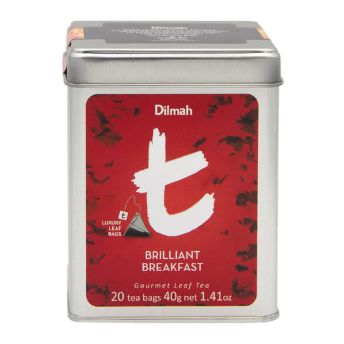 Dilmah t-Series Brilliant Breakfast Leaf Tea Bags  | Ceylon Tea Store