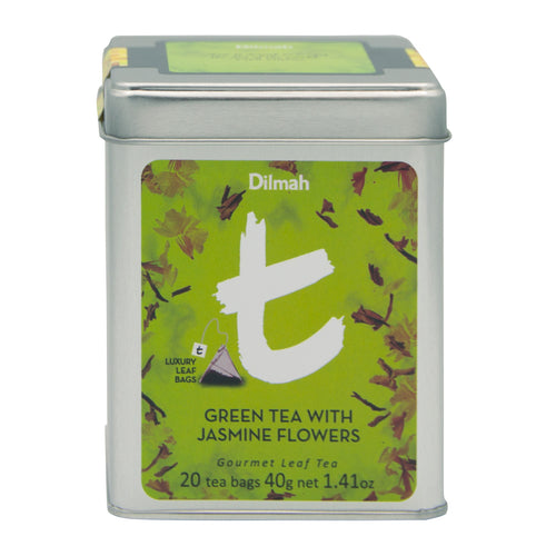 Dilmah t-series Green Tea with Jasmine Flowers Leaf Tea Bags | Ceylon Tea Store