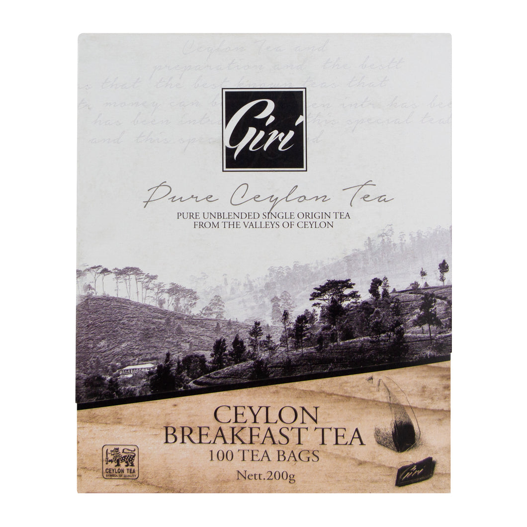 Giri Ceylon Breakfast Tea 100 bag | Ceylon Tea Store