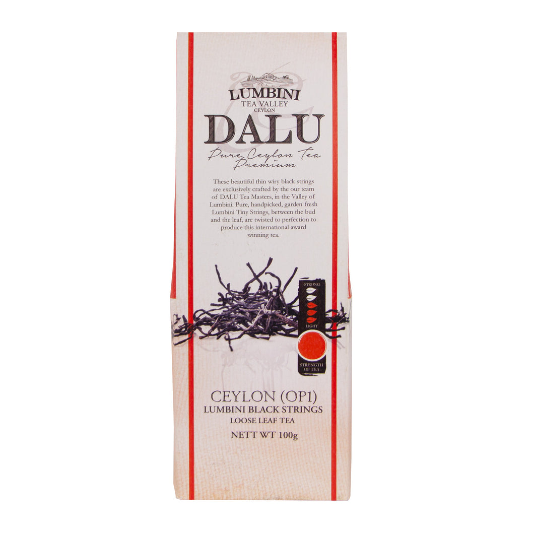 Lumbini Dalu Black Strings 100g | Ceylon Tea Store