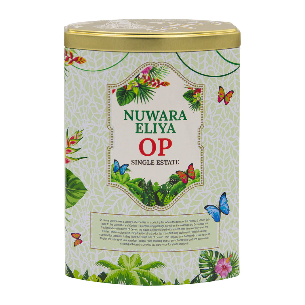 Halpe Nuwara Eliya OP Loose Leaf Tea 100g Caddy | Ceylon Tea Store