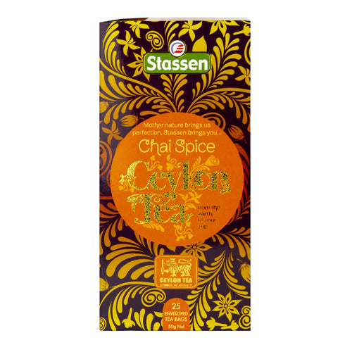 Stassen Chai Spice Tea 25 enveloped tea bags