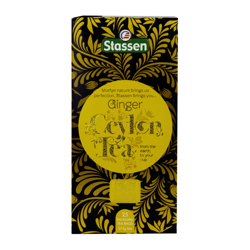 Stassen Ginger Tea 25 enveloped tea bags