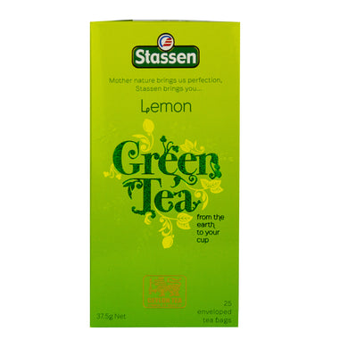 Stassen Lemon Green Tea 25 enveloped tea bags