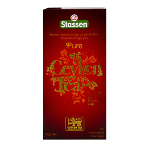 Stassen Pure Ceylon Black Tea 25 enveloped tea bags