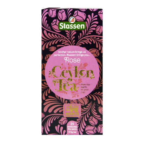 Stassen Rose Tea 25 enveloped tea bags | Ceylon Tea Store