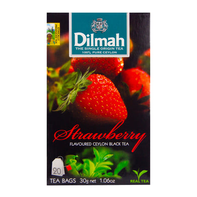 Dilmah Strawberry flavoured tea 20 teabags | Ceylon Tea Store