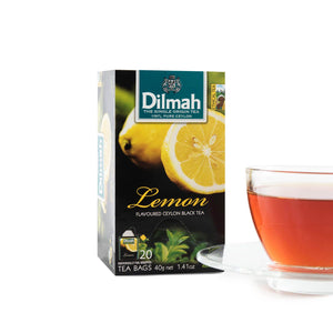 Dilmah Lemon Flavoured Ceylon Black Tea | Ceylon Tea Store